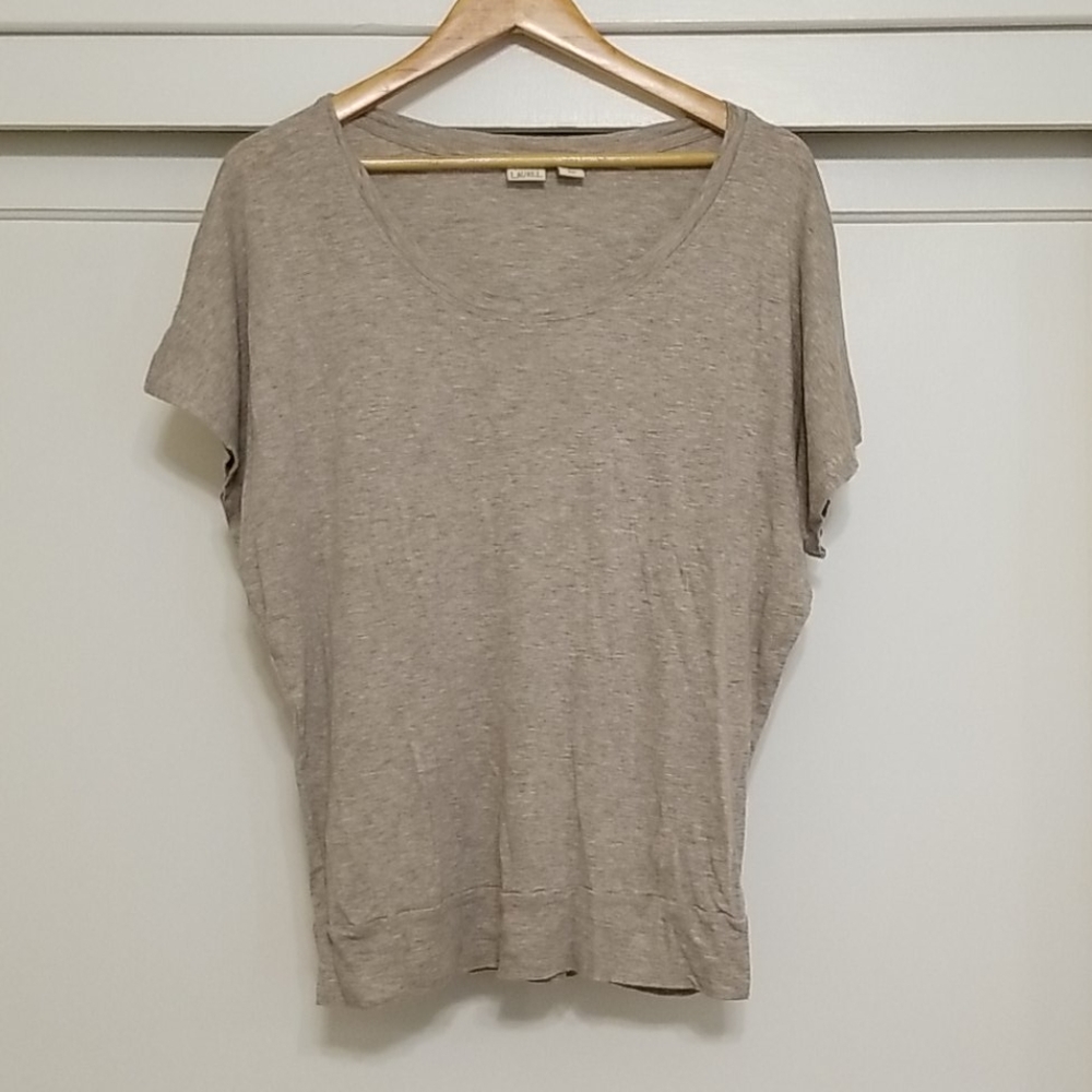 Soft Heathered Gray Tee EUC
